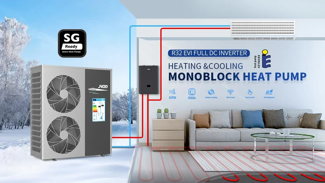 Air Source Heat Pump, JNOD, 20KW, Inverter - detail 2