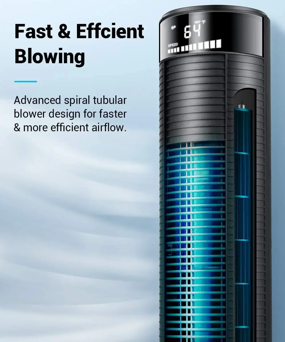 Tower Fan, Plastic, 45W(0.06hp) - detail 8
