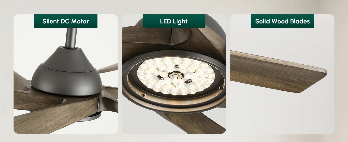 Smart Ceiling Fan, LED, 8282 CFM, 40W(0.05hp) - detail 22
