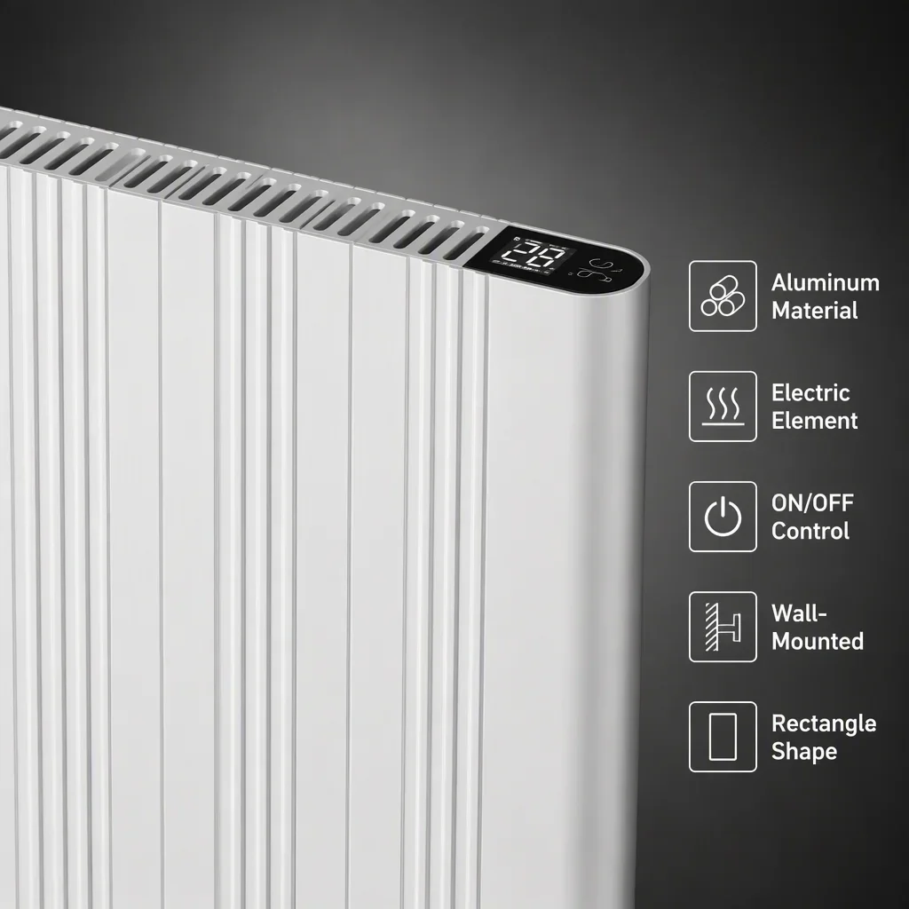 Aluminum Electric Radiator, AVONFLOW, Portable, Wall - detail 8