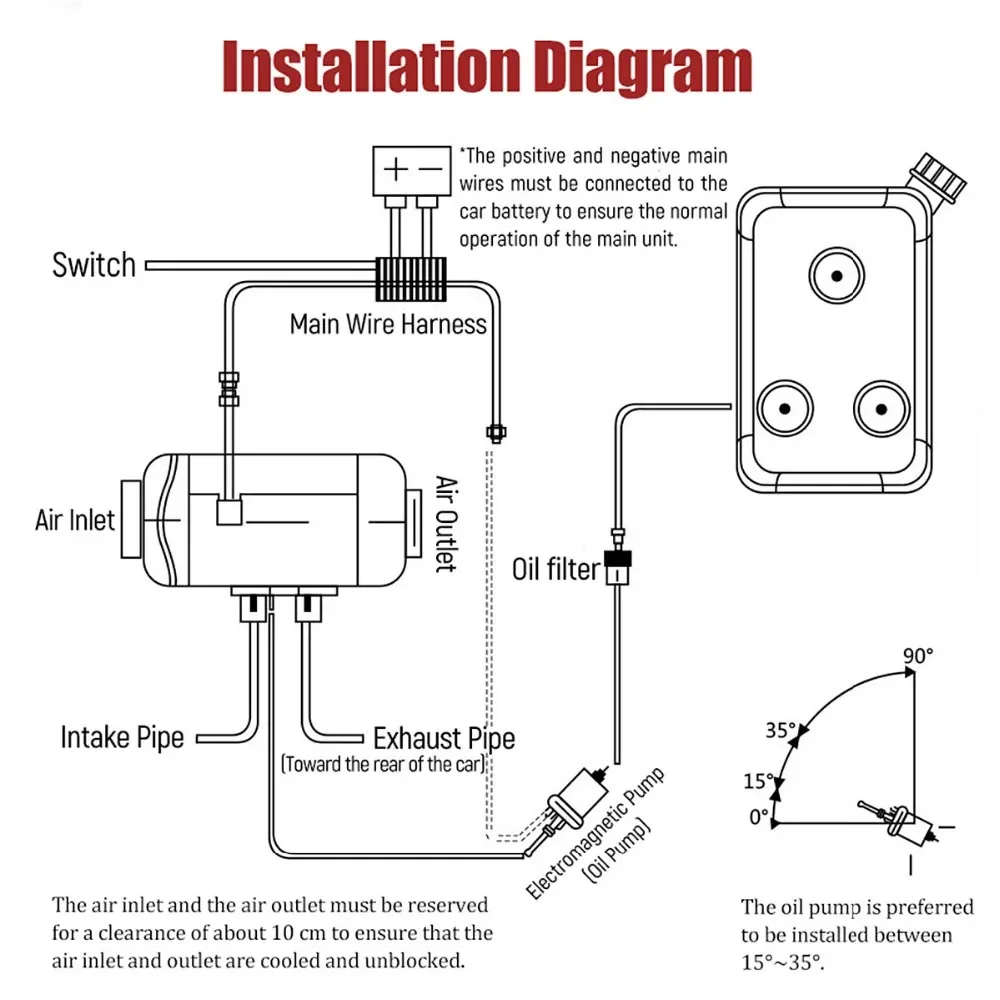 Oil Parking Air Heater, M-PULL, 12V/24V, 5KW/8KW, Aluminum - detail 28