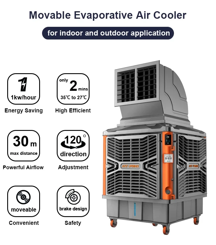 Portable Instant Air Cooler, RTFANS, 300L - detail 10