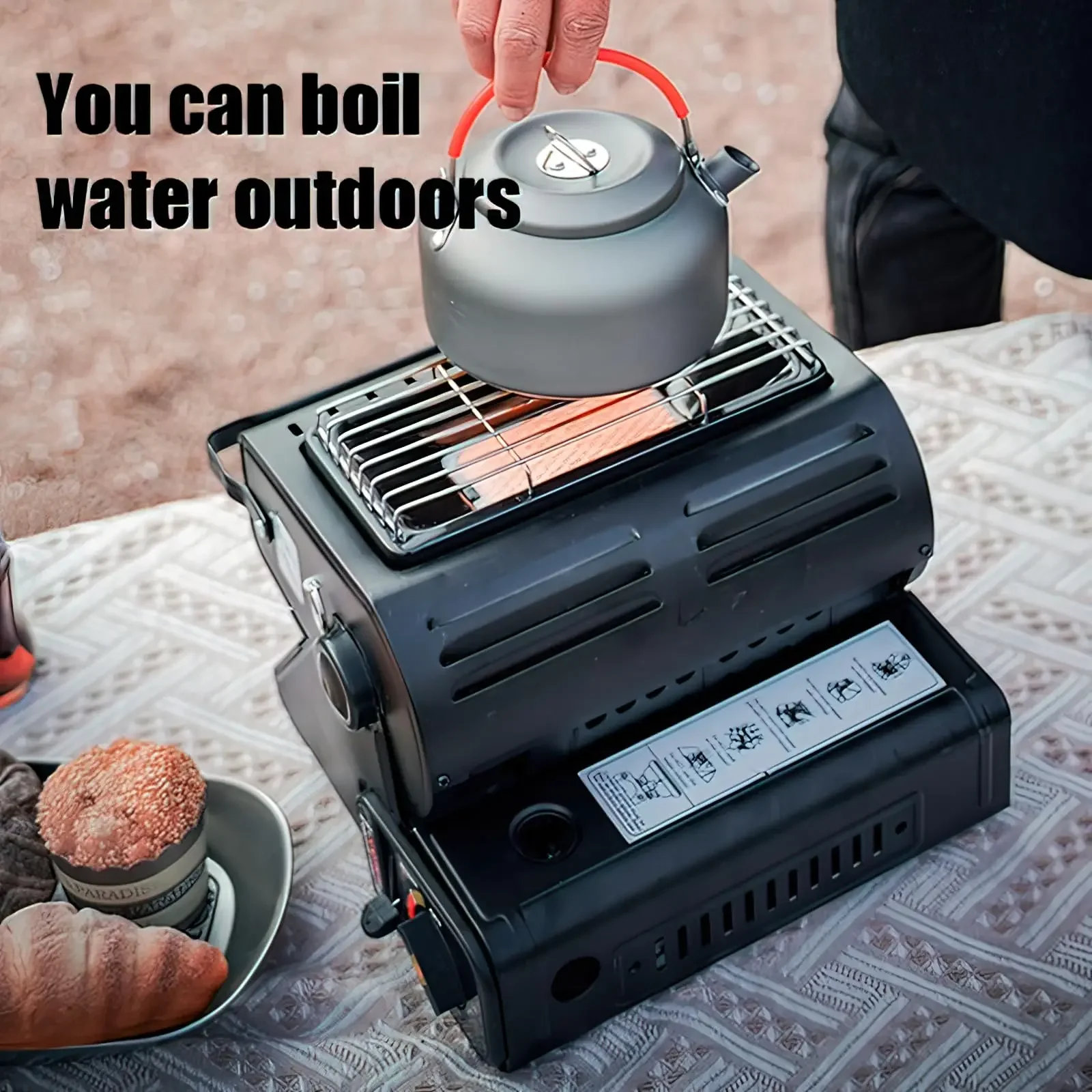 Infrared Lpgbutane Gas Stove, Portable, Steel - detail 10