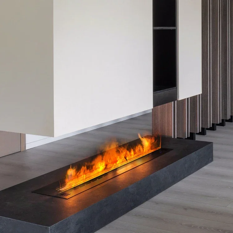 Rgb Led Electric Fireplace, 8-Color, Wall - detail 6