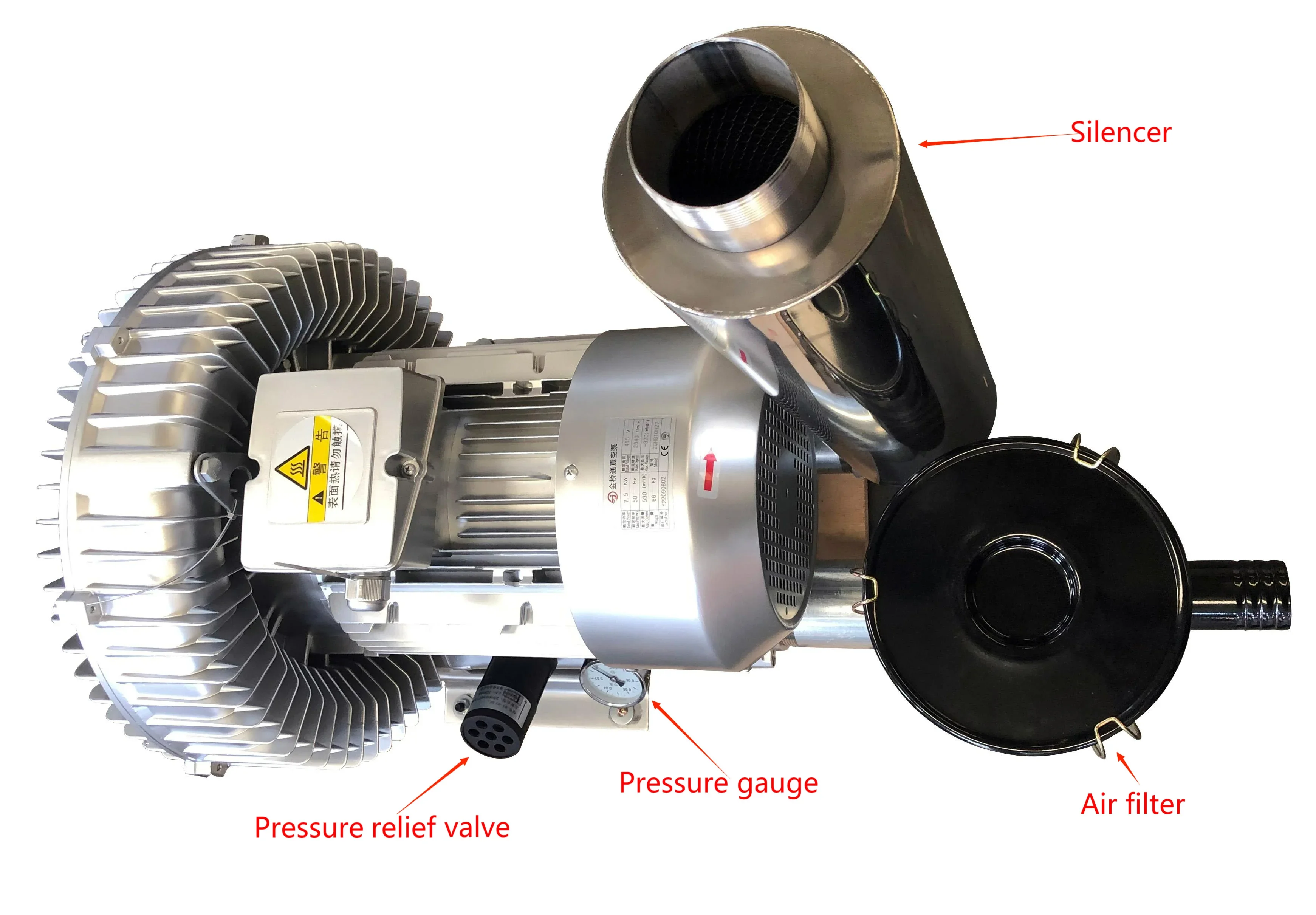 Side Channel Air Blower, 2.2Kw, 3HP - detail 22