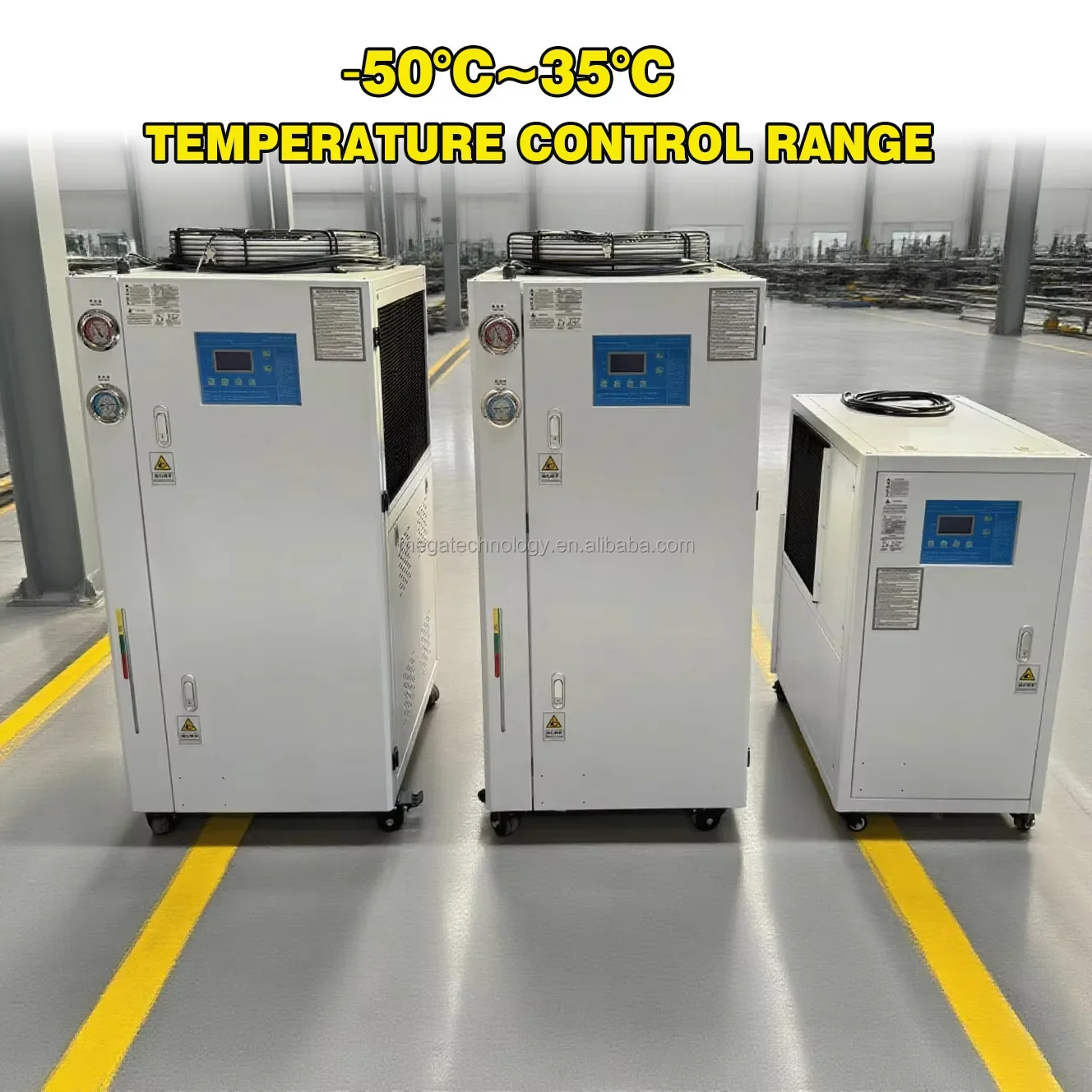 Cooled Industrial Water Chiller, R134A/R410A, 50~35C - detail 6