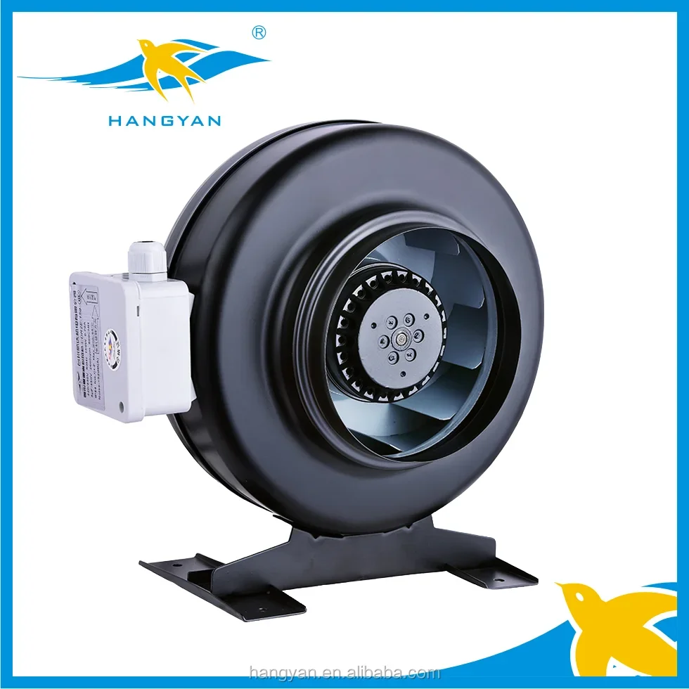 Sirocco Squirrel Cage Blower Fan, 4 inch Duct, 220V Cast Iron - detail 4