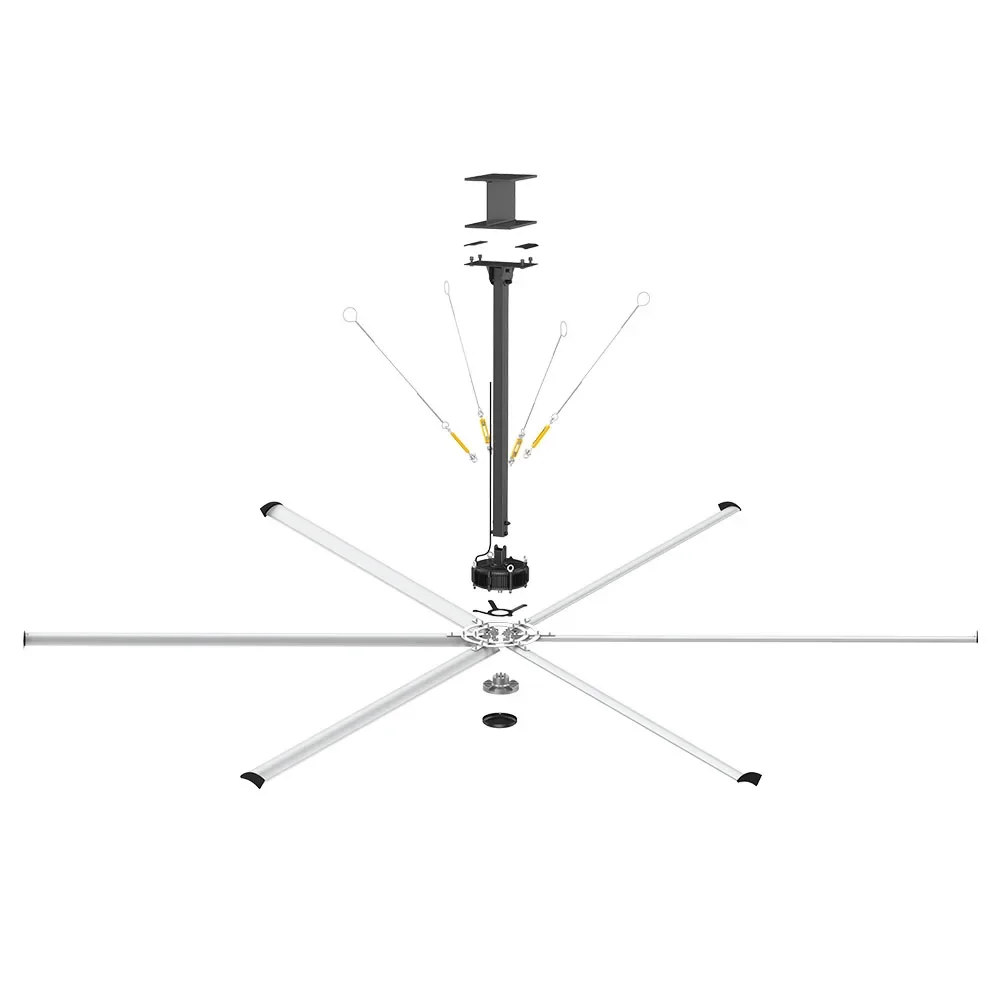 Ceiling Fan, HVLS, 220V, Aluminum - detail 8