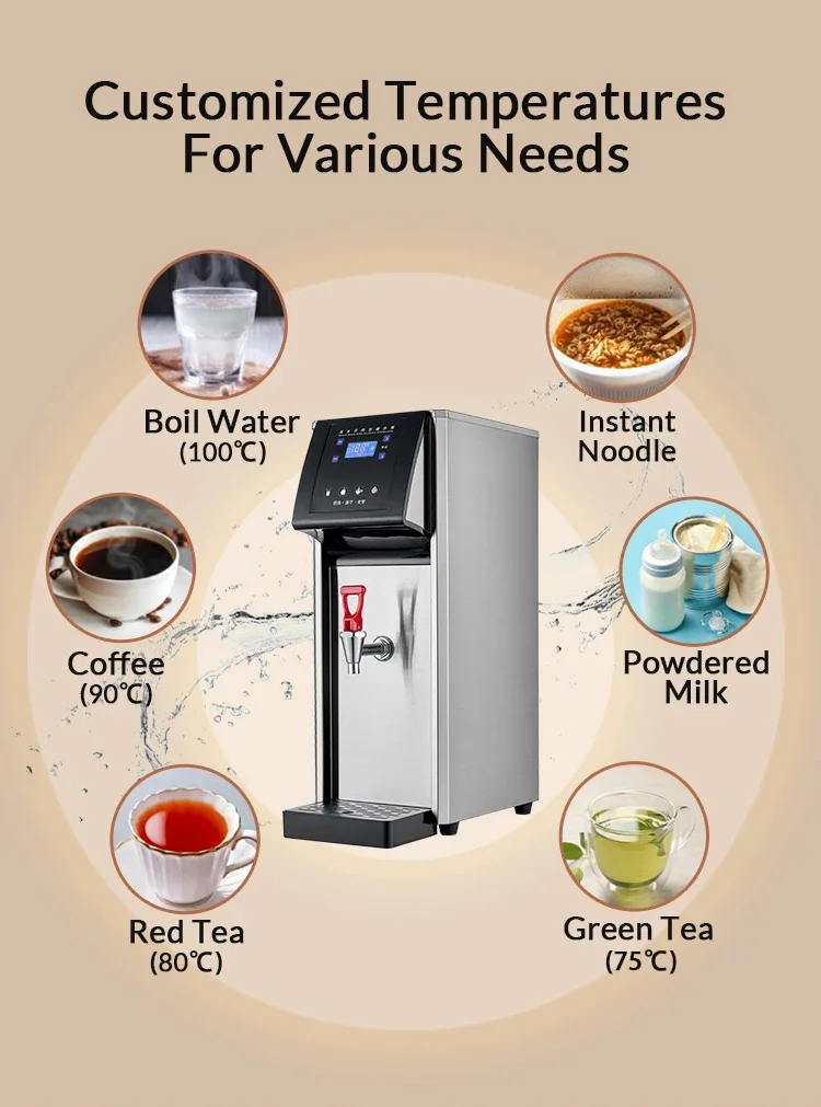 Steel Water Boiler, 30L, Stainless - detail 6