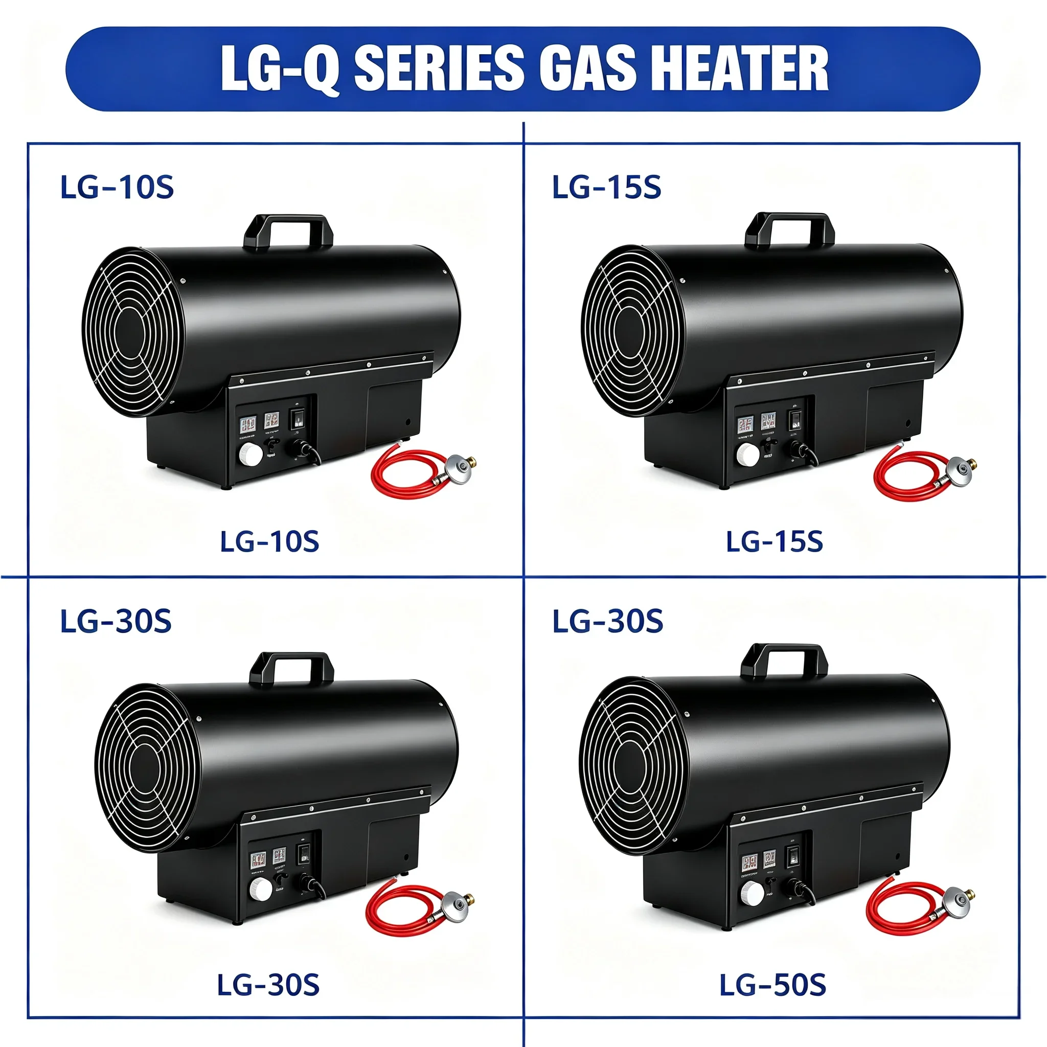 Gas Heater, 10KW/15KW/30KW/50KW, Portable, LPG - detail 2