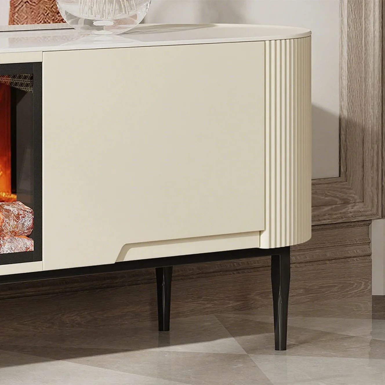 Electric Fireplace, Wood - detail 8
