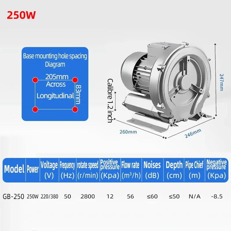 Ring Blower, 250W, 220V - detail 2