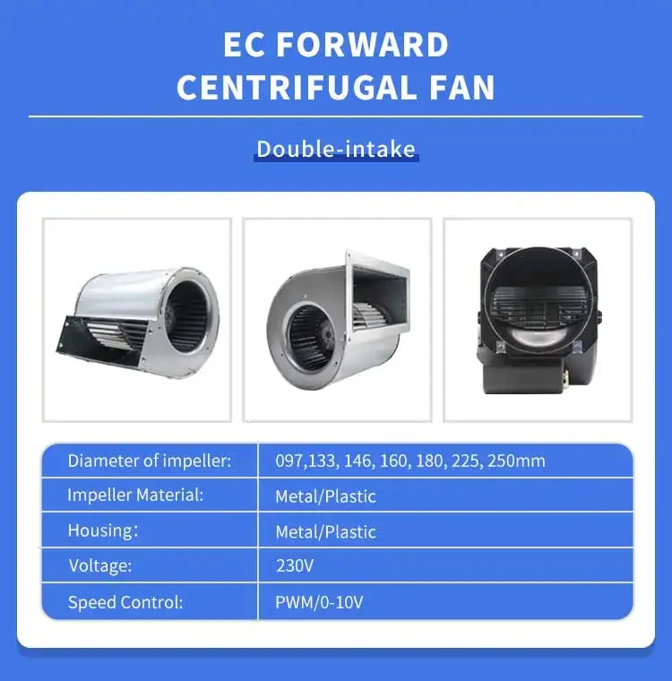 Plug Fan, 133mm, 1000mm, Plastic, 0-10V - detail 24