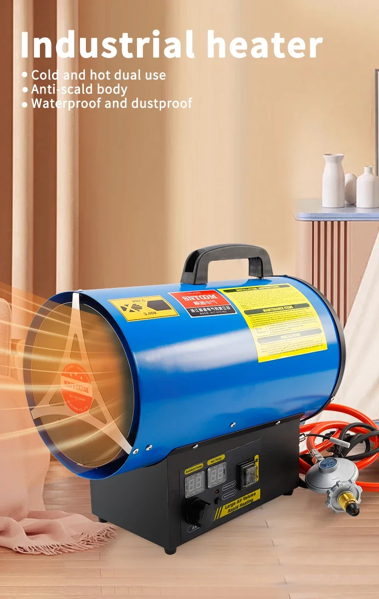High-efficiency Gas Heater, Portable, 220 V, Natural Gas - detail 2