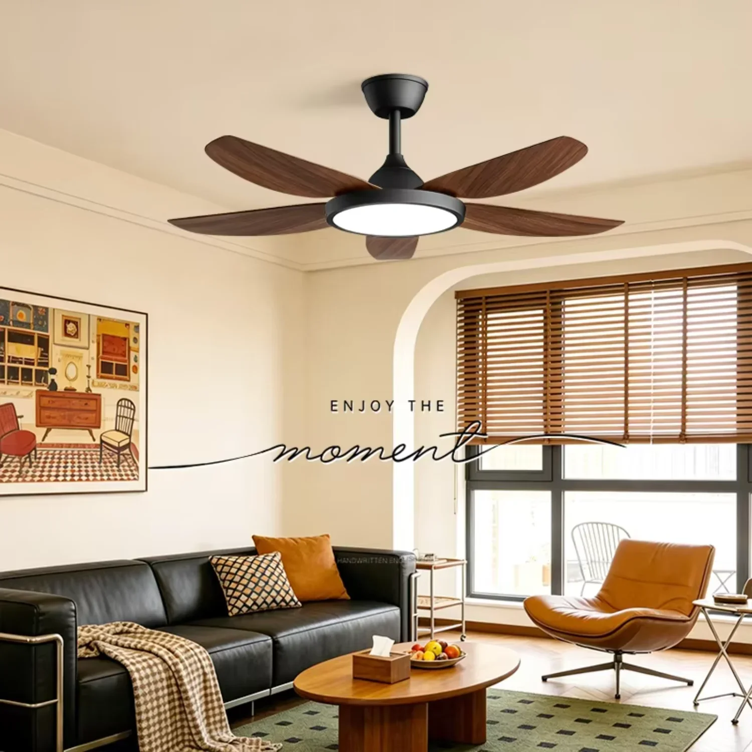 Wind Ceiling Fan, LED, 6-Speed - detail 6