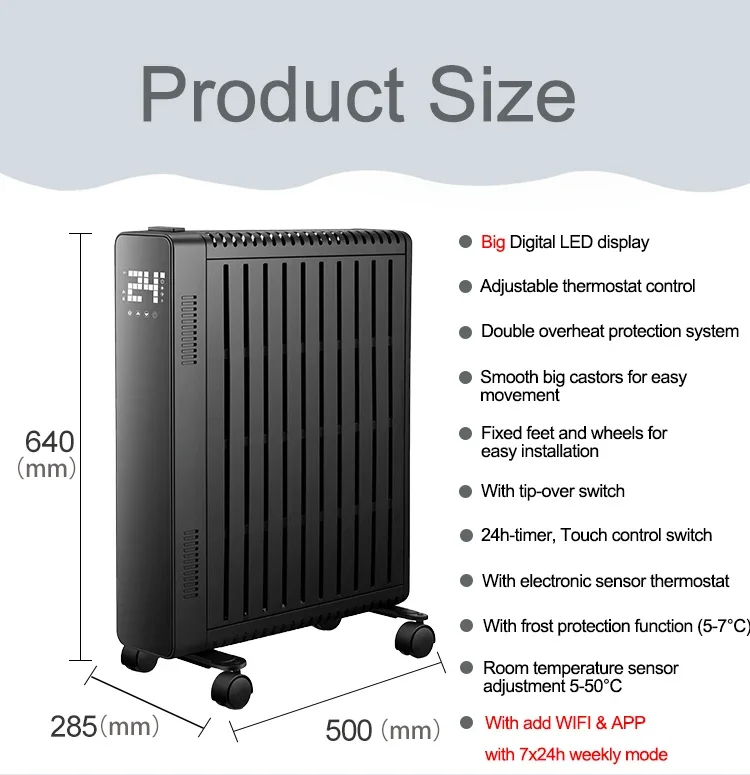 Control Full Cover Heater, 2500w, 220-240V 50Hz, Electric - detail 4