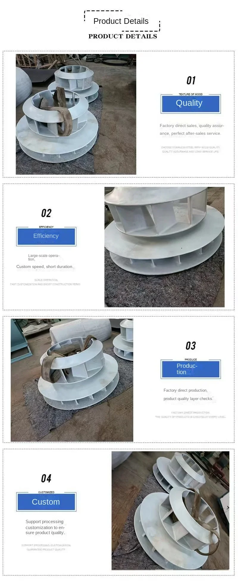 Centrifugal Fan, PPS, Plastic, 4-72-3.2A, 80-90 - detail 2