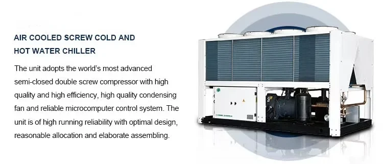 Industrial Air-cooled Screw Chiller, 380 V, 1.35KW(1.81hp) - detail 2