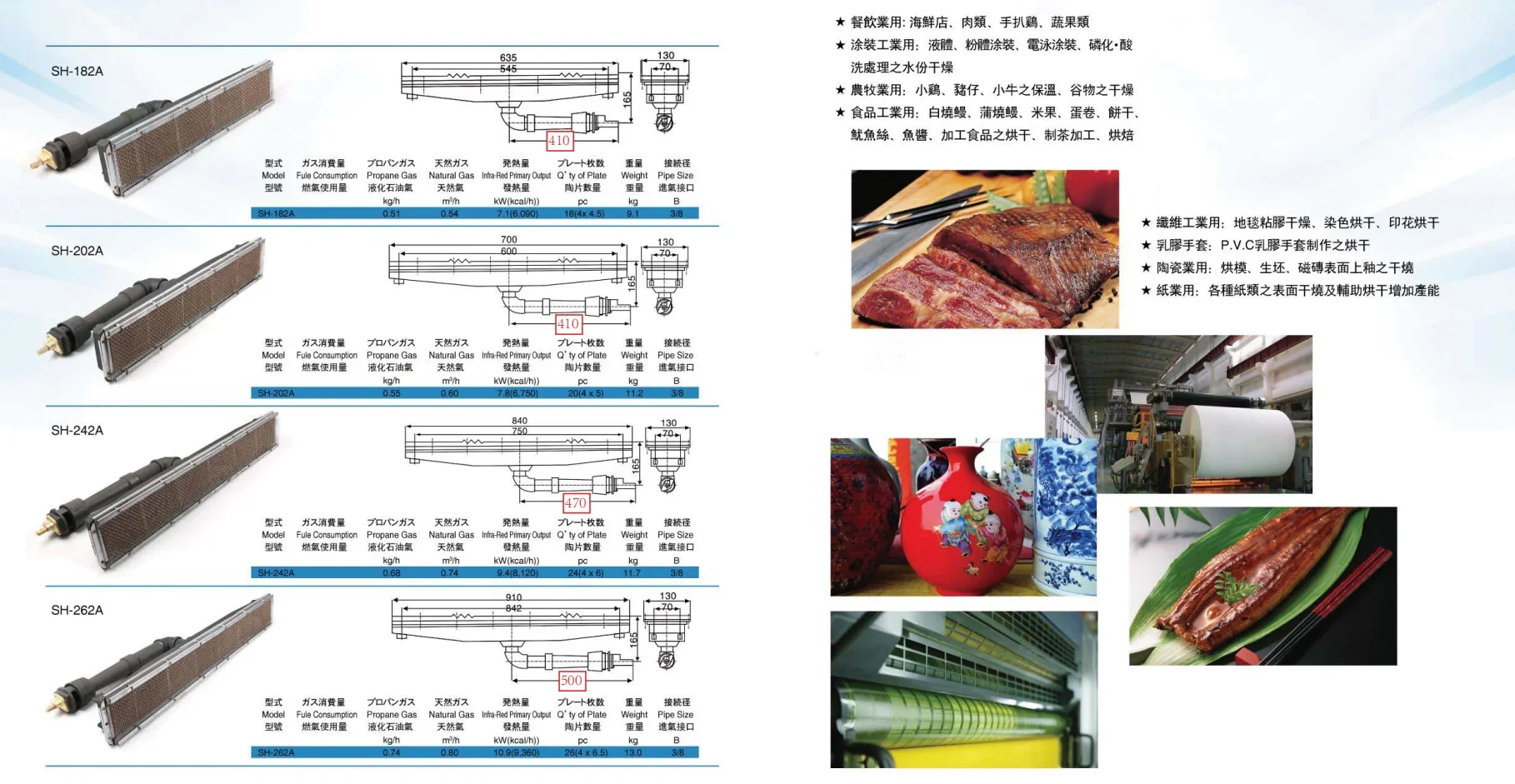 Ceramic Infrared Catalytic Heater, Sh-242a, INFRAROSSO - detail 12