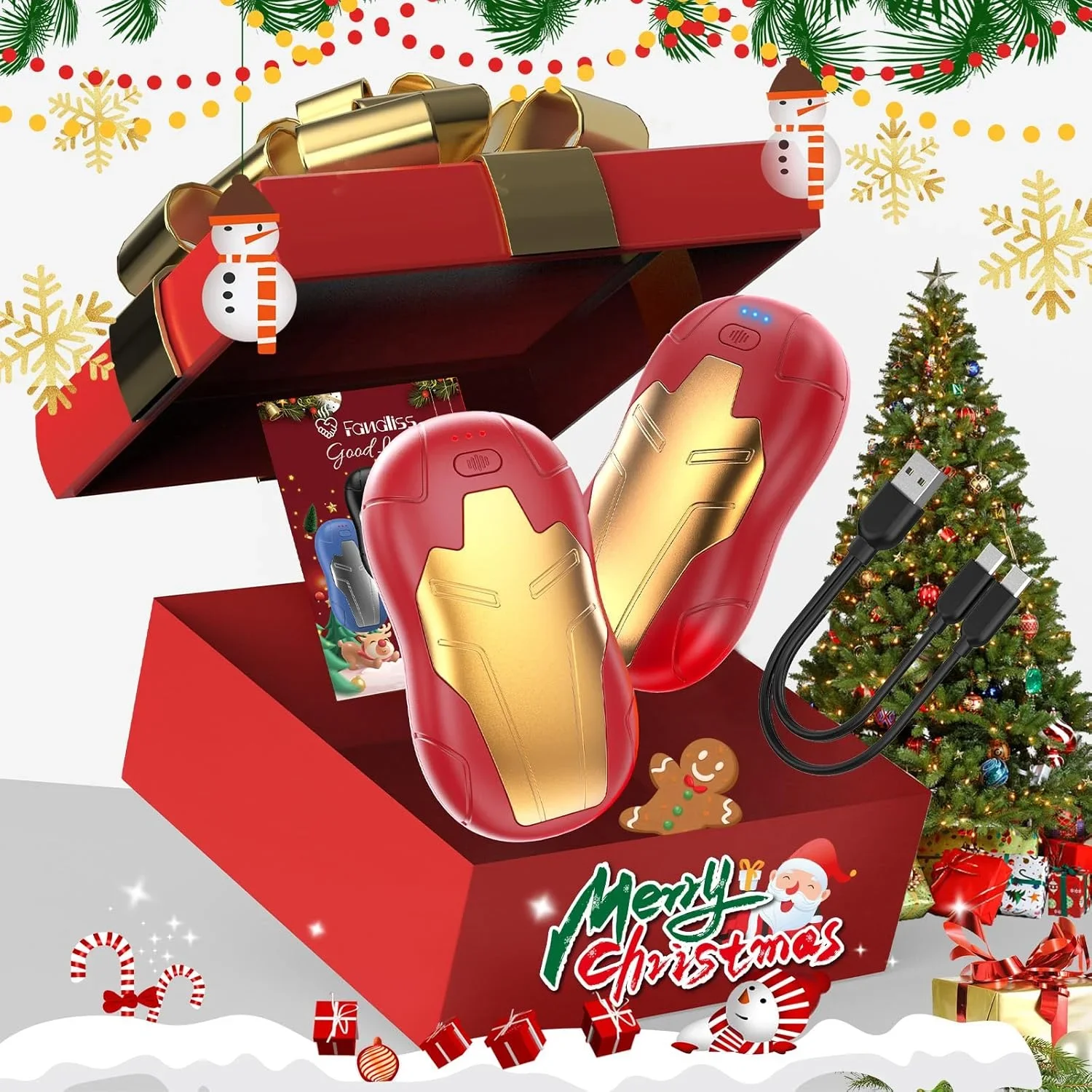 Hand Warmer, Portable, USB, 10000mAh - detail 14