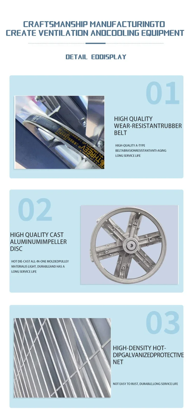 Axial Flow Fans, IP55, 220V, Electric - detail 14