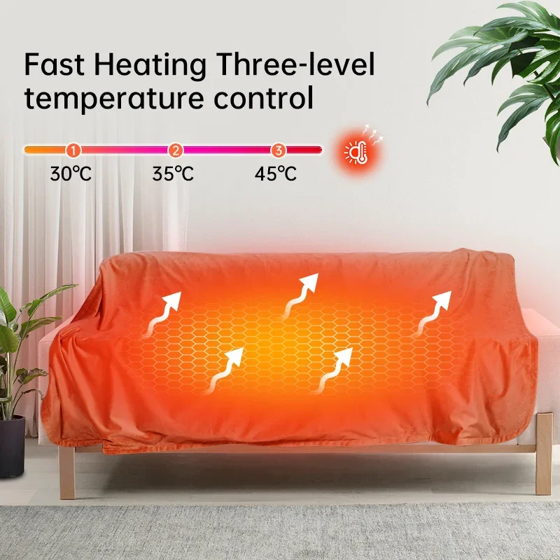 Battery Wifi Electric Blanket, 12V, Velvet - detail 18