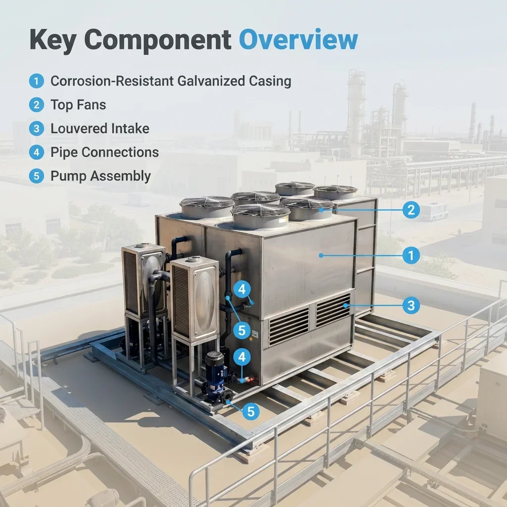 Cooling Tower, CDU, GPU - detail 6