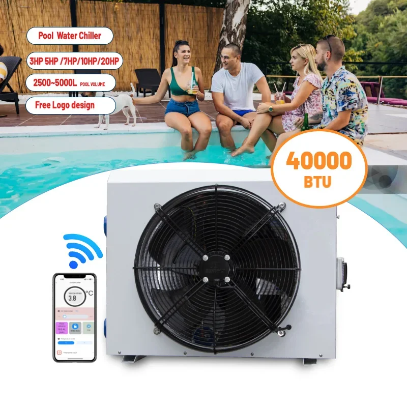 Electric Swimming Pool Chiller, R32, 1P 220~240V 3P 220V - detail 14