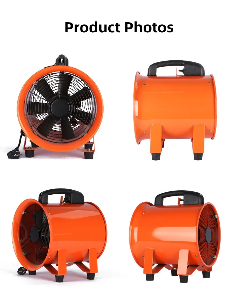 Industrial Exhaust Moveable Ventilator, 8", 10", 12", 14'' - detail 16