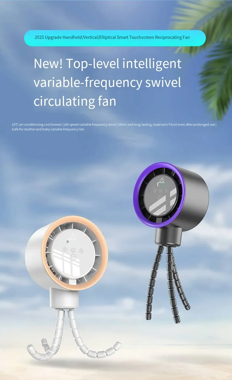 Mini Portable Fan, USB, Plastic - detail 6