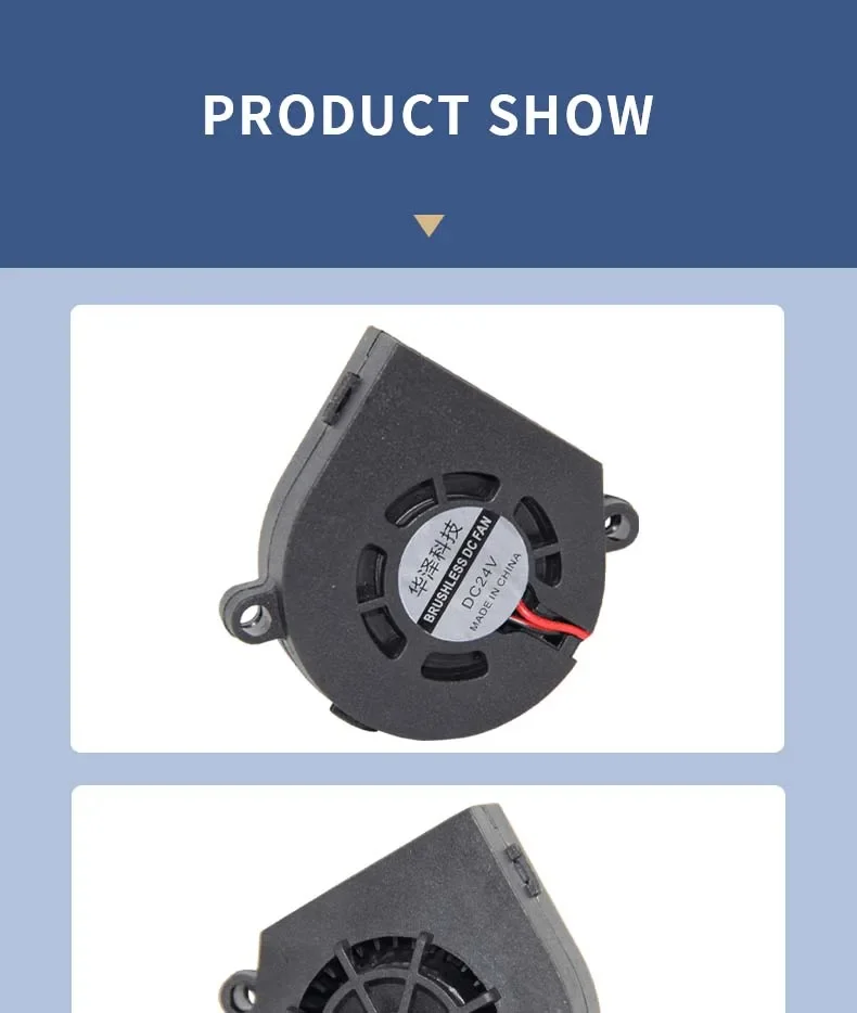 Centrifugal Blower, 50x50x15mm, 24v, 12v, 5015 - detail 16