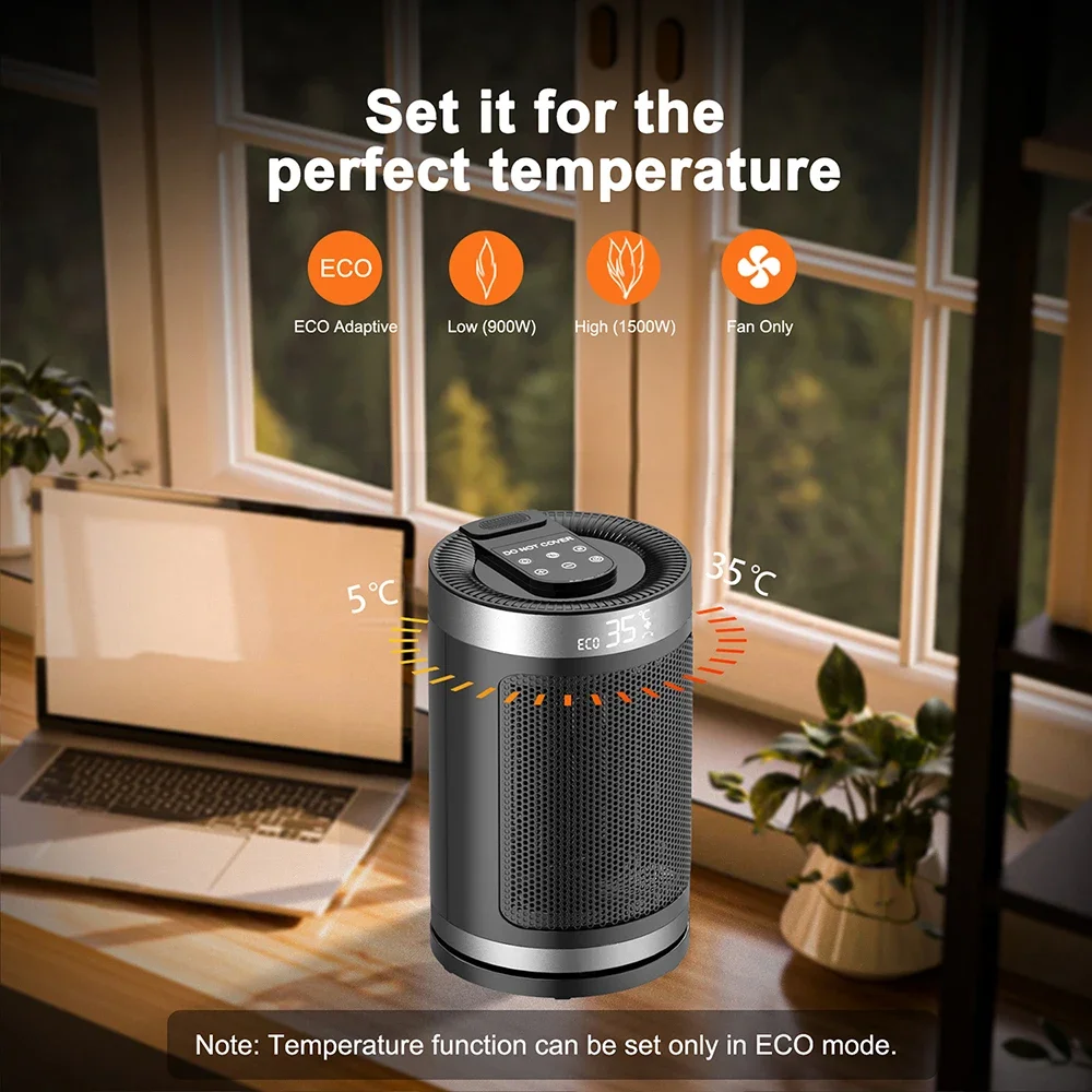 Room Ptc Heater, Electric, Plastic - detail 18