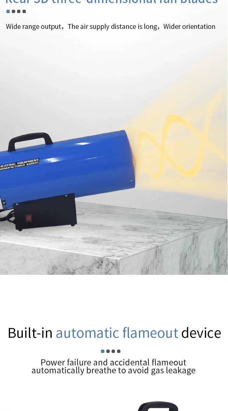 Gas Heater, 10kw, Portable, LPG - detail 10