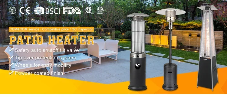 Patio Heater, Steel, Stainless - detail 2
