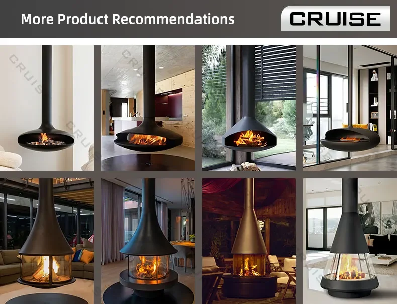 Design Indoor Hanging Fireplace, CRUISE, 900mm - detail 8