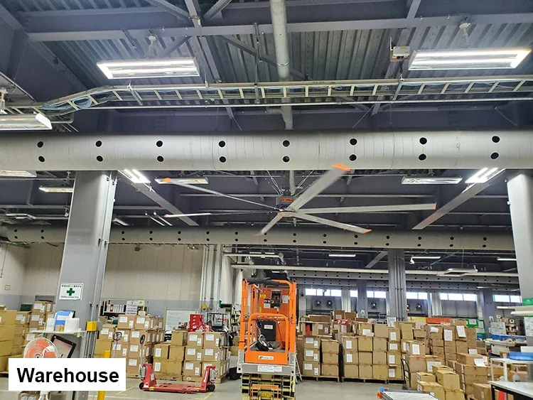Ceiling Fan, RTFAN, PMSM, HVLS - detail 14