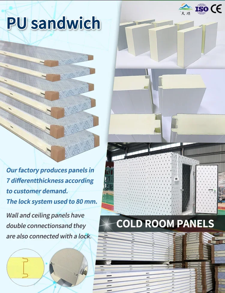 Truck Insulated Wall Panel, PUR, Steel, TJpanel-0516 - detail 2