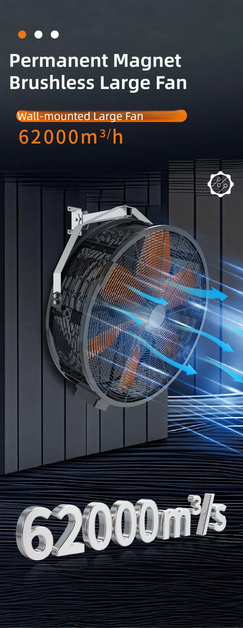 Industrial Fan, Electric, Plastic - detail 2