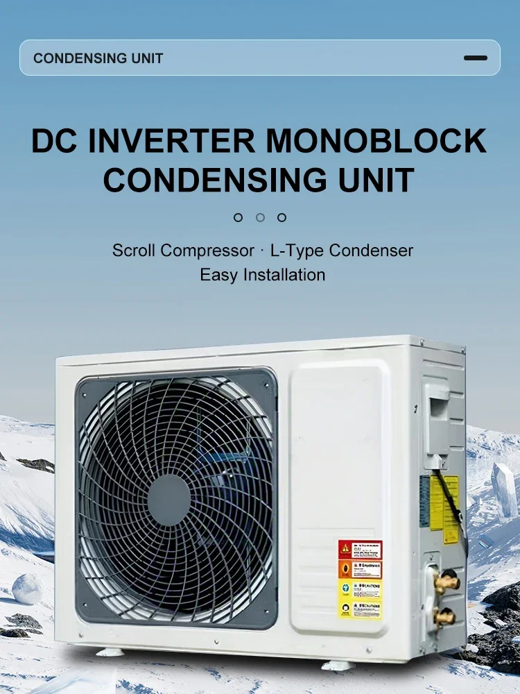 Scroll Compressor, Monoblock, 1HP-20HP, 0.75-7.5kW - detail 2