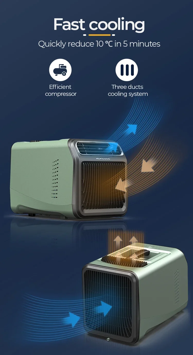 Mini Air Conditioner, Portable, 5100BTU, Battery - detail 4