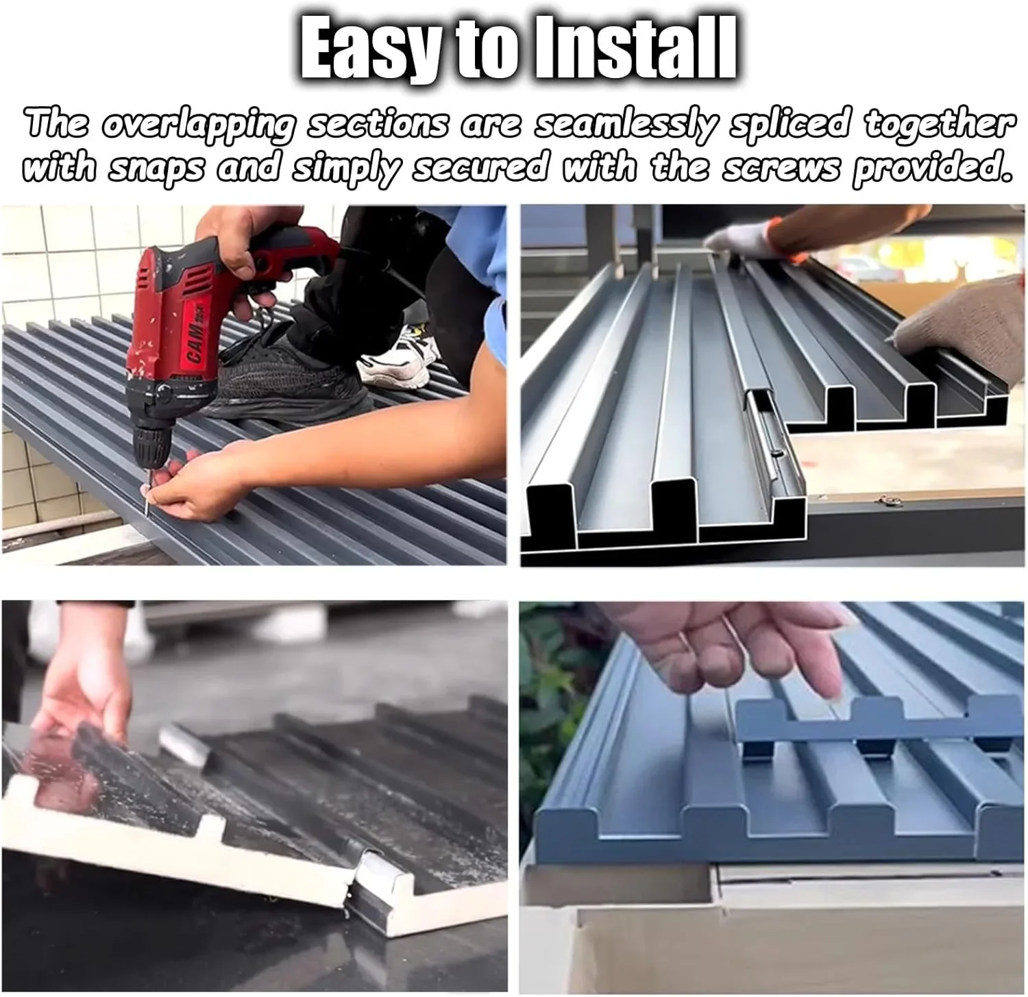 Outdoor Aluminum Sandwich Panel, Roof, 100% QC Testing - detail 18