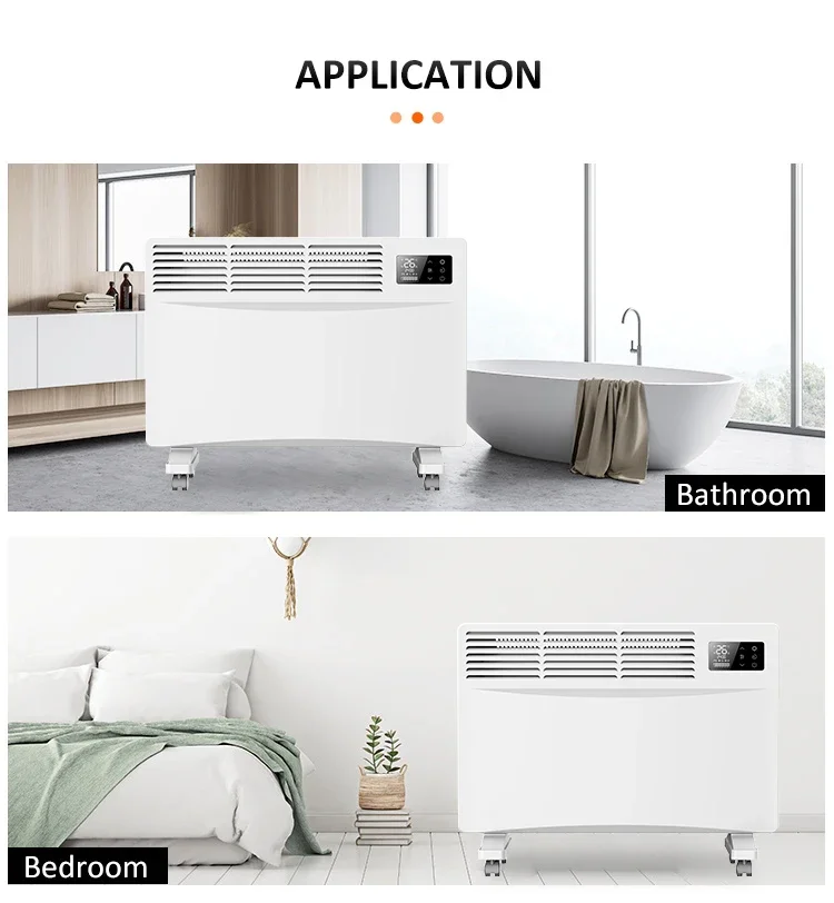 Electric Convector Heater, Wall, 500 W, Metal - detail 18