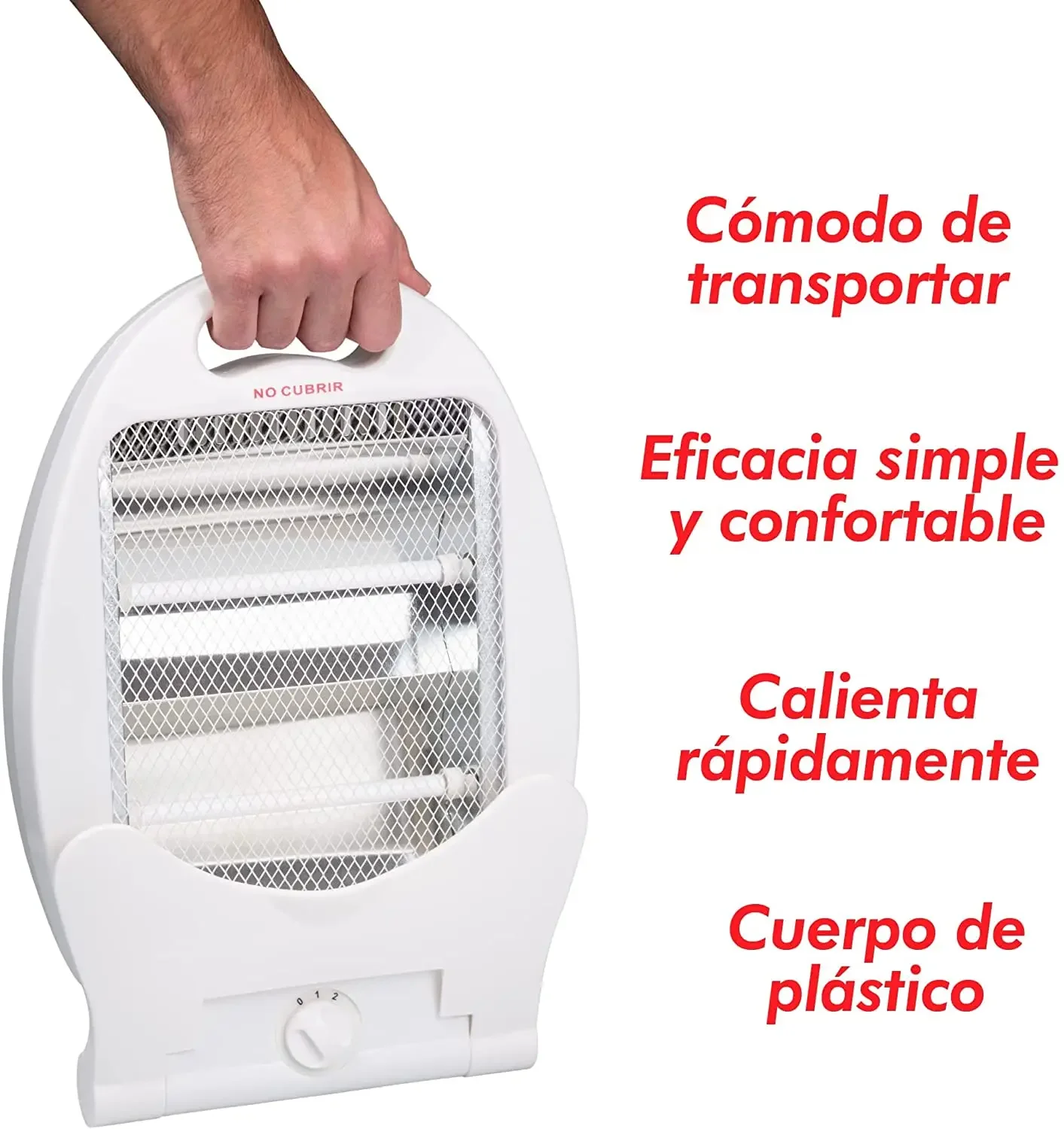 Infrared Halogen Quartz Heater, 400W/800W, Portable - detail 20