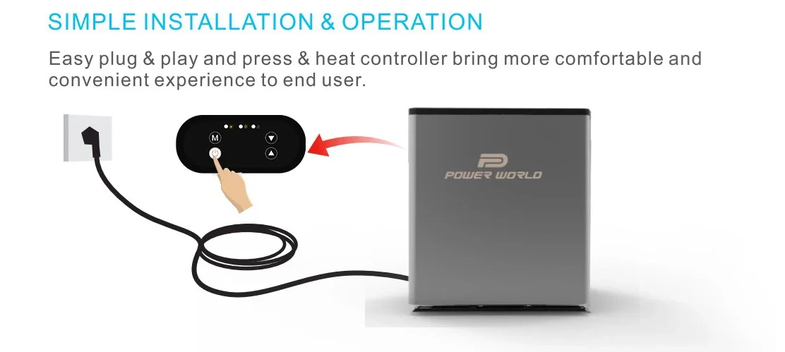 Solar Pool Heater, R32, Electric, metal - detail 10