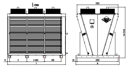 Dry Cooler, 500Kw, HVAC - detail 2