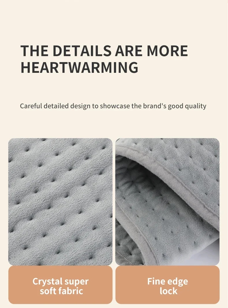 Electric Heating Pad Blanket, Crystal velvet - detail 18