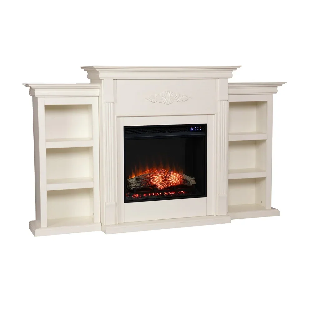 Electric Fireplace, 70-inch, Wooden - detail 14