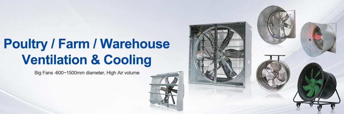 Electric Galvanized Box Fan, 1380mm, Axial, Roof - detail 2