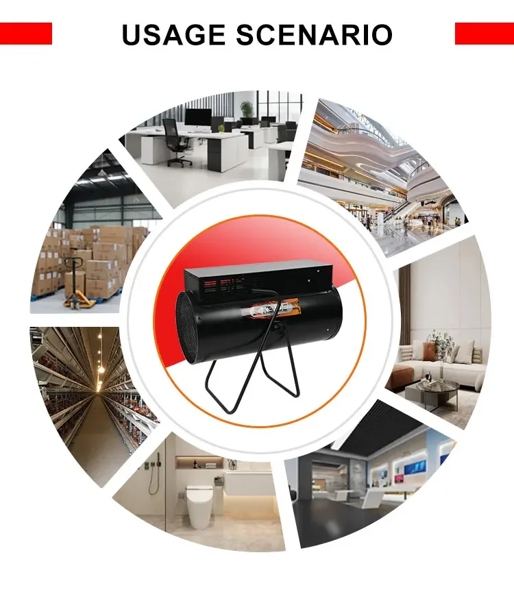 Straight Tubular Thermal Heater, KENDE, 380V-400V 50Hz, 360m³ - detail 8