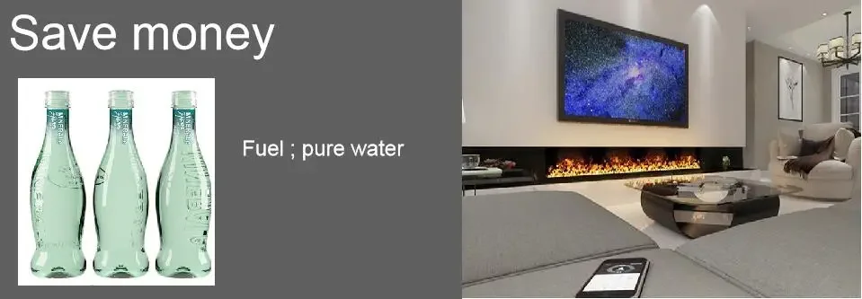 Led Water Vapor Fireplace, 3d, 4.5 liter - detail 12